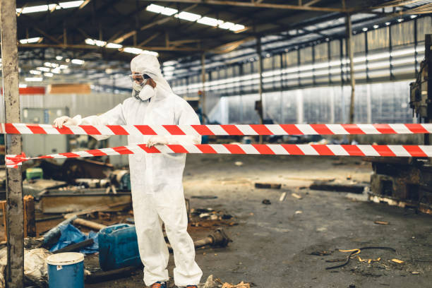 Professional Biohazard Cleanup technician working in North Salt Lake, UT